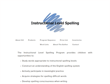 Tablet Screenshot of ilspelling.com